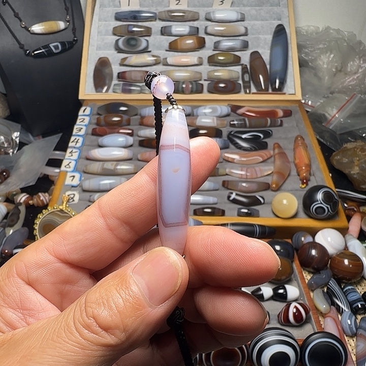 玛瑙/玉髓未镶嵌吊坠(不含链)