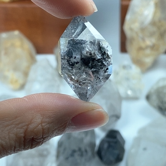 水晶颈饰未镶嵌糖心