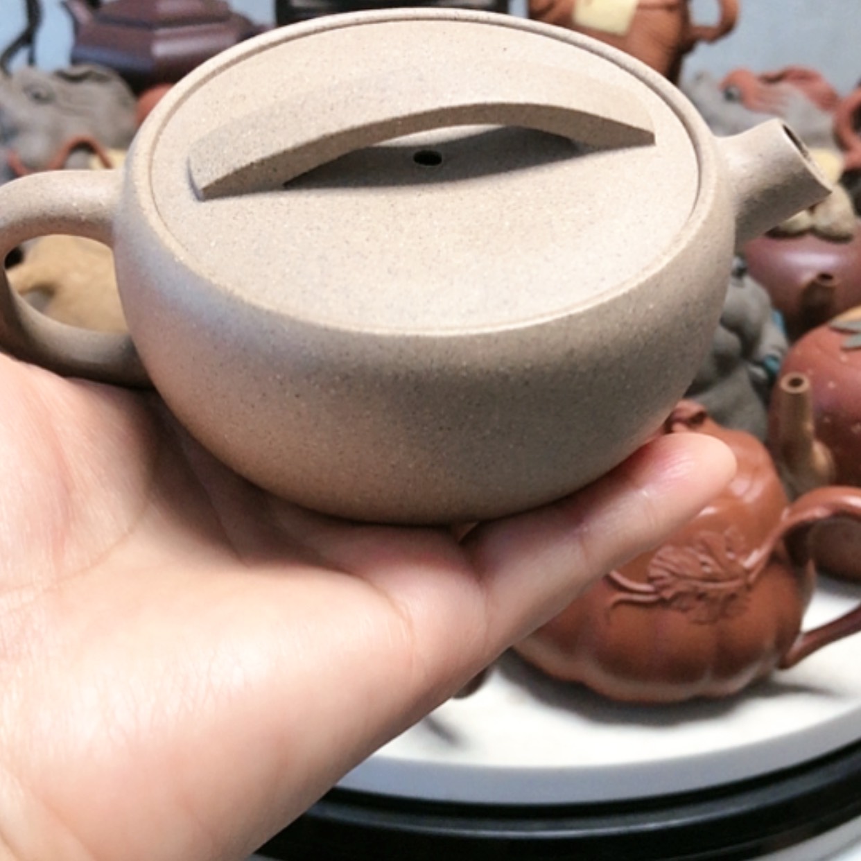 【闪购商品】紫砂茶壶150C半手工大口一片瓦开播福利