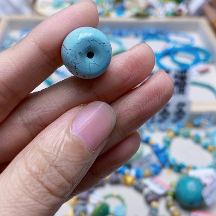 绿松石未镶嵌挂件124