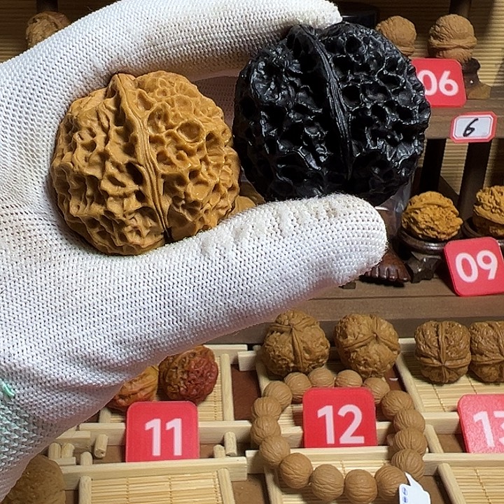 吊坠文玩核桃阴阳珊瑚纹绣球41尺15号