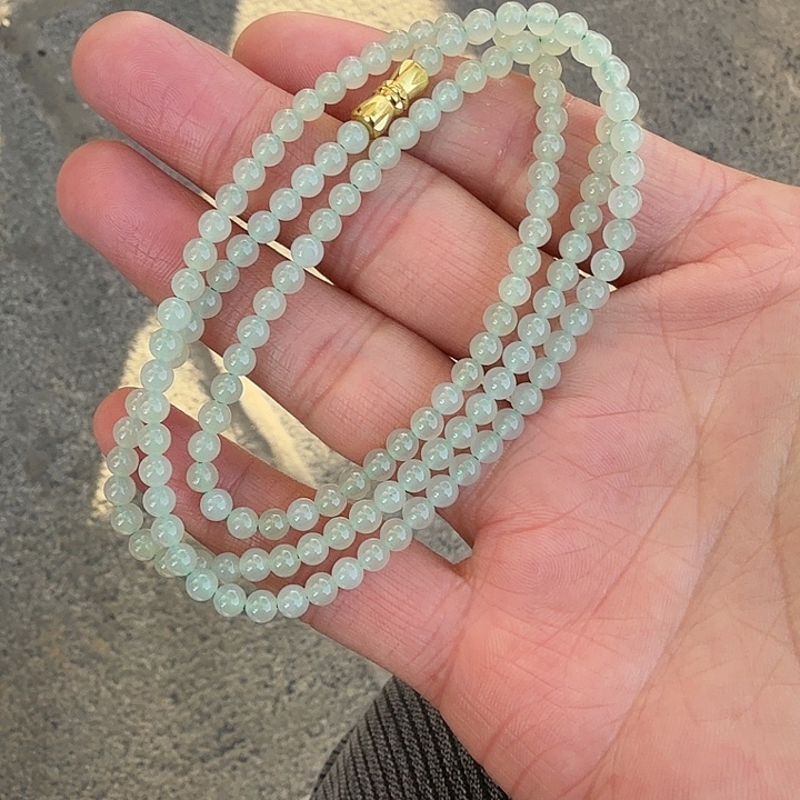 和田玉未镶嵌项链