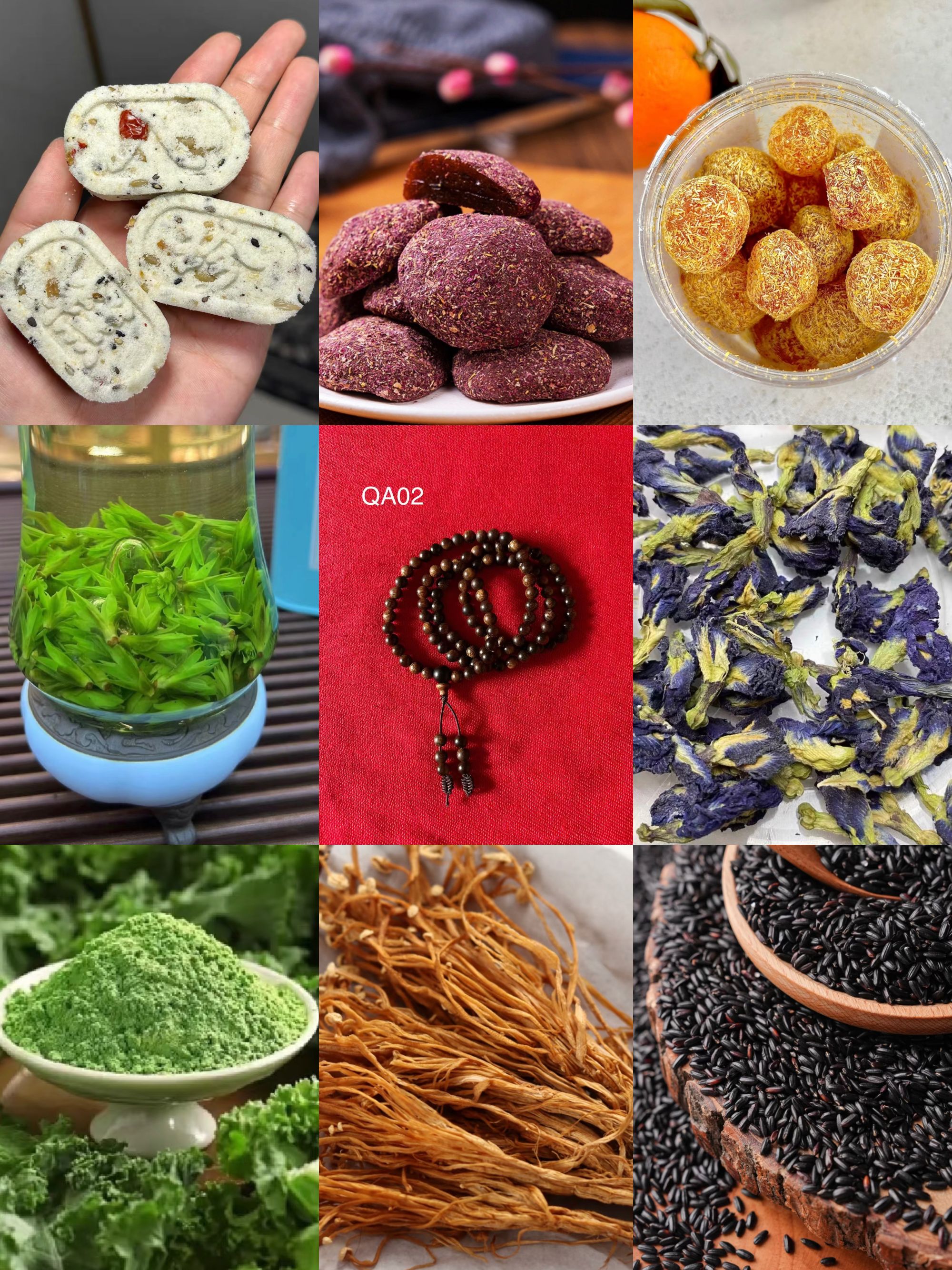 山货土特产现场收货专属链接108手串6mm【QA02】