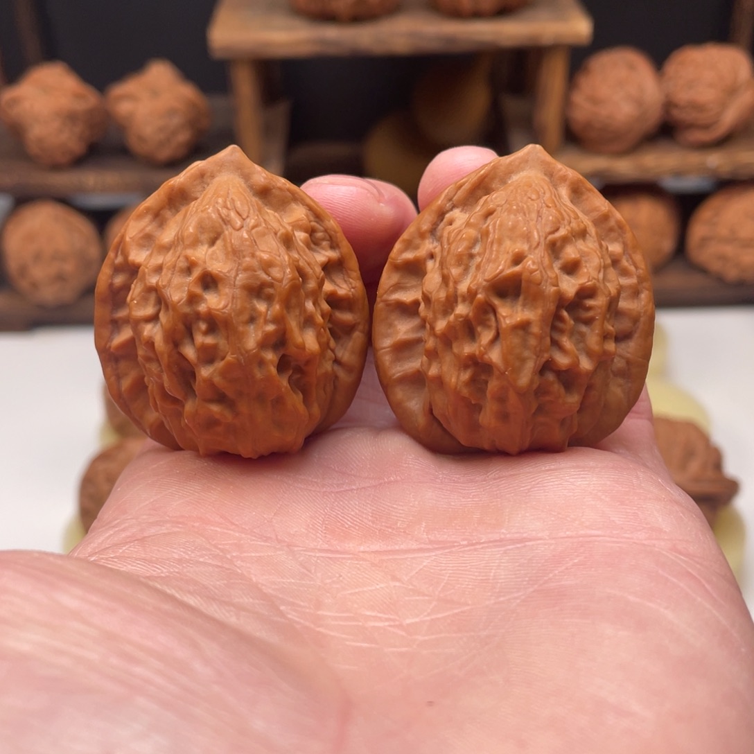 文玩核桃把件大红袍