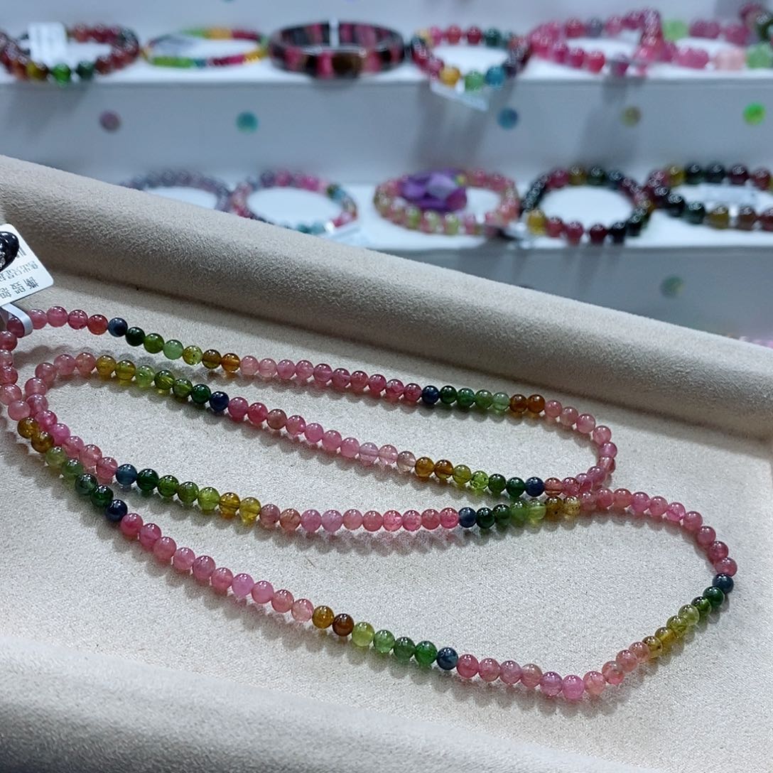 碧玺手链未镶嵌多样性发一条