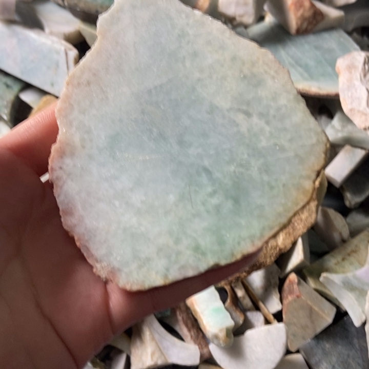 翡翠颈饰未镶嵌天然翡翠