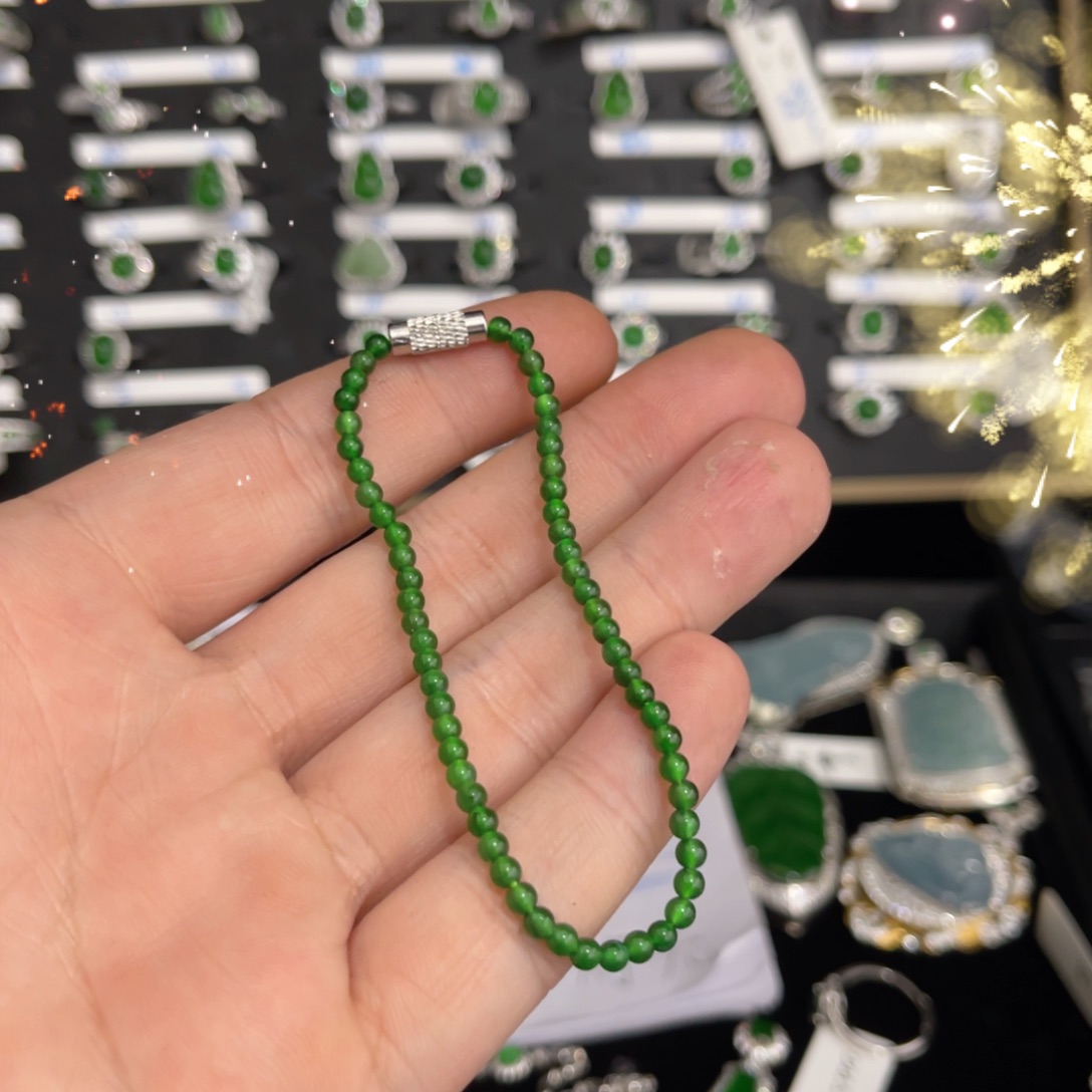 翡翠戒指未镶嵌翡翠手链