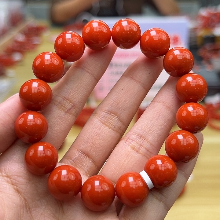 南红玛瑙多样性发一，卡13mm未镶嵌