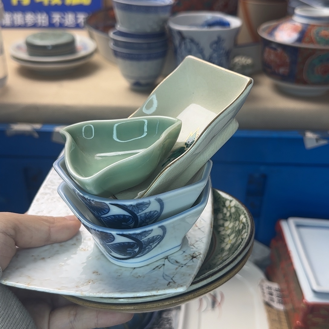 游***人瓷片744 回流日瓷全场满18米包邮