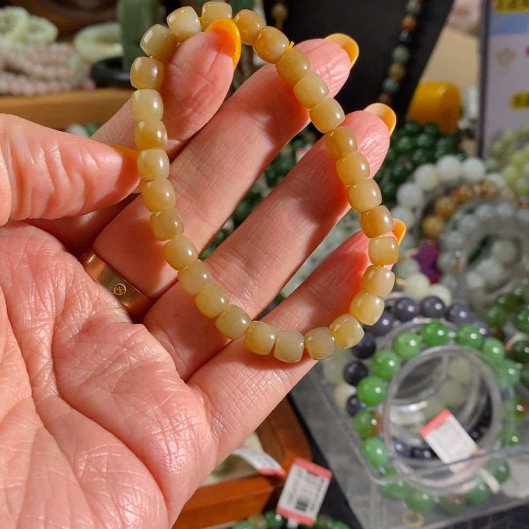 和田玉未镶嵌手链