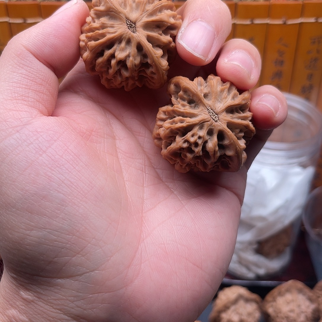 满***山桃核吊坠精品秦闷狮子头文玩核桃