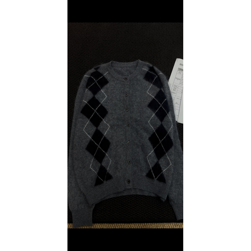 线条~100纯羊毛《衣长57 胸围50》圆领毛衣女~FF-39