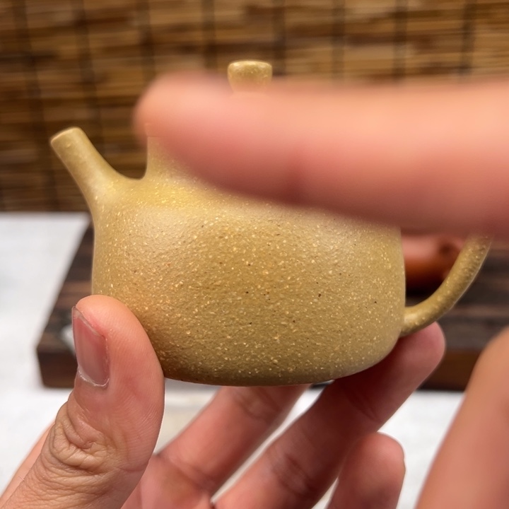 紫砂茶壶台西梨皮本山绿言心145cc