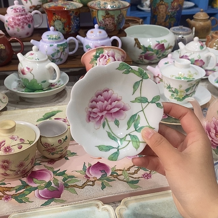 13 纯手工手绘制作茶杯