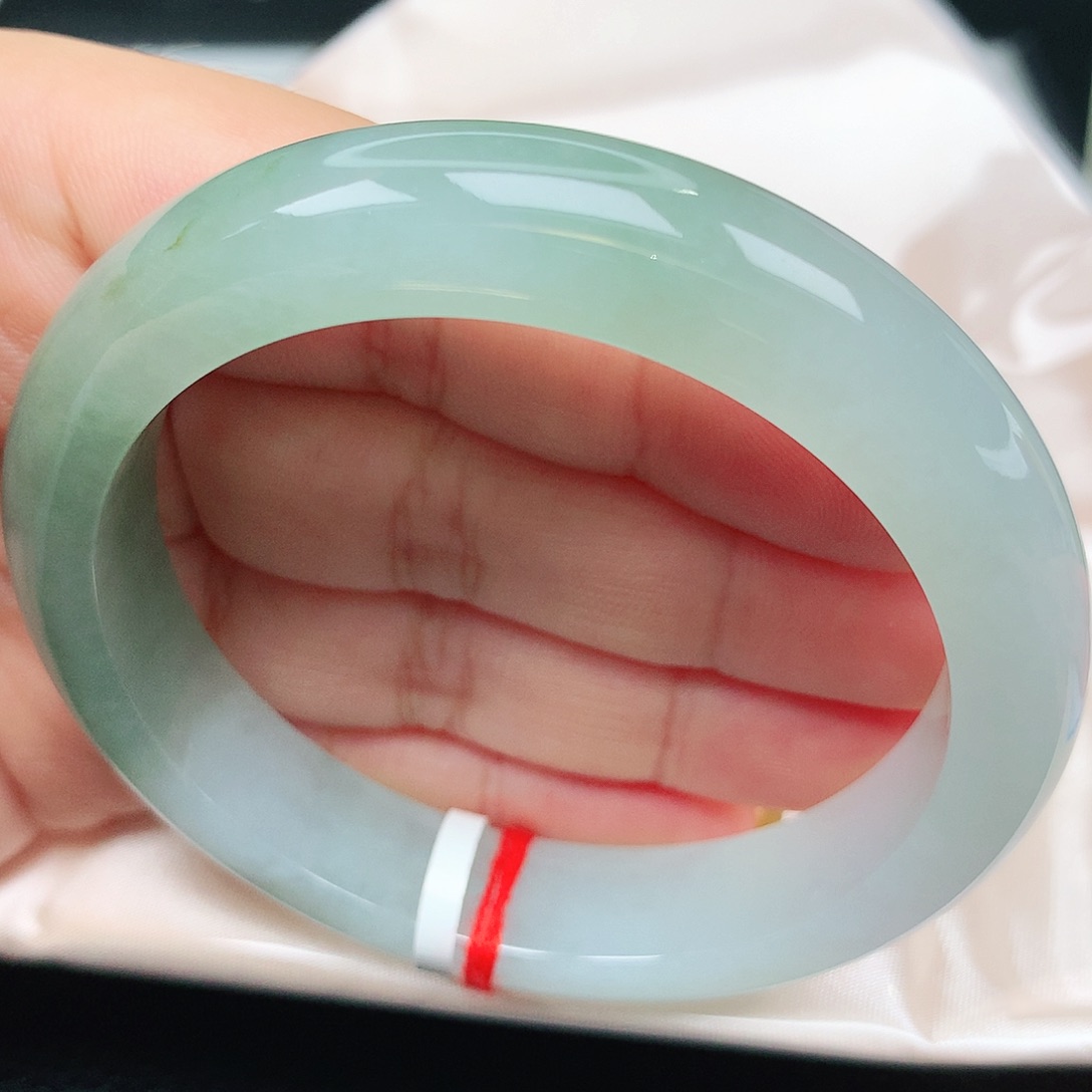 未镶嵌手镯翡翠29半山水