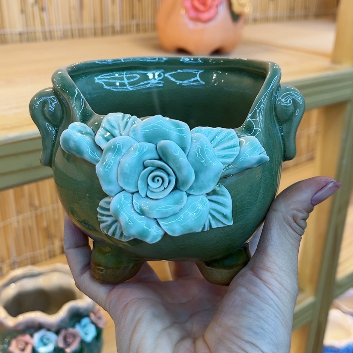 【闪购商品】陶瓷花盆