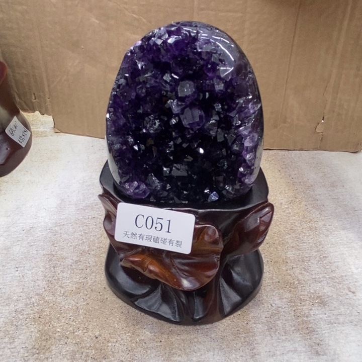 紫晶大型摆件（非配饰）未镶嵌凤**槃