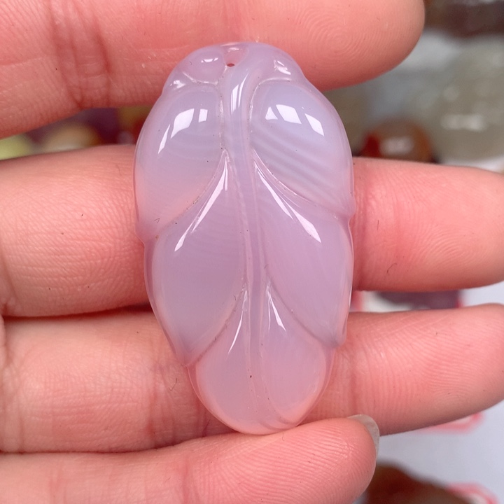 玛瑙/玉髓颈饰未镶嵌小*六
