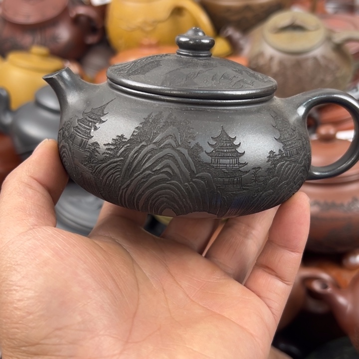 茶壶紫砂紫砂壶微瑕