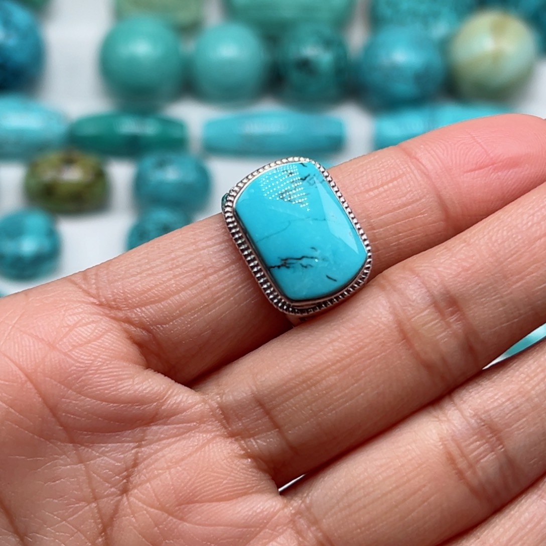 绿松石珠宝奇石未镶嵌