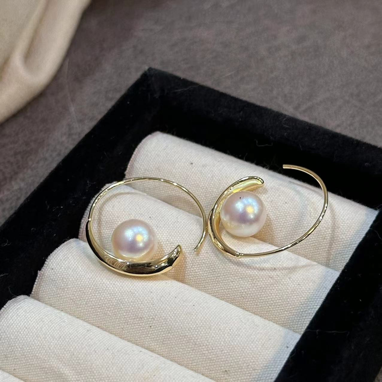 铜合金耳饰 温柔气质风耳饰-4126