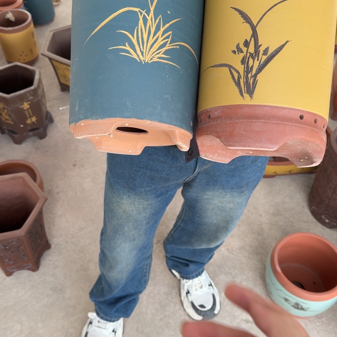 花盆紫砂口径14.18口径