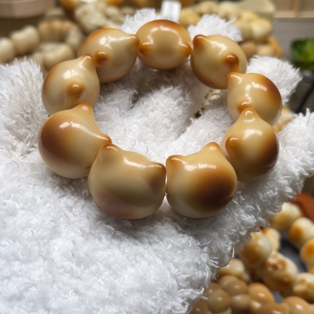 菩提根/象牙果吊坠12.13.25暹罗猫头瑕疵