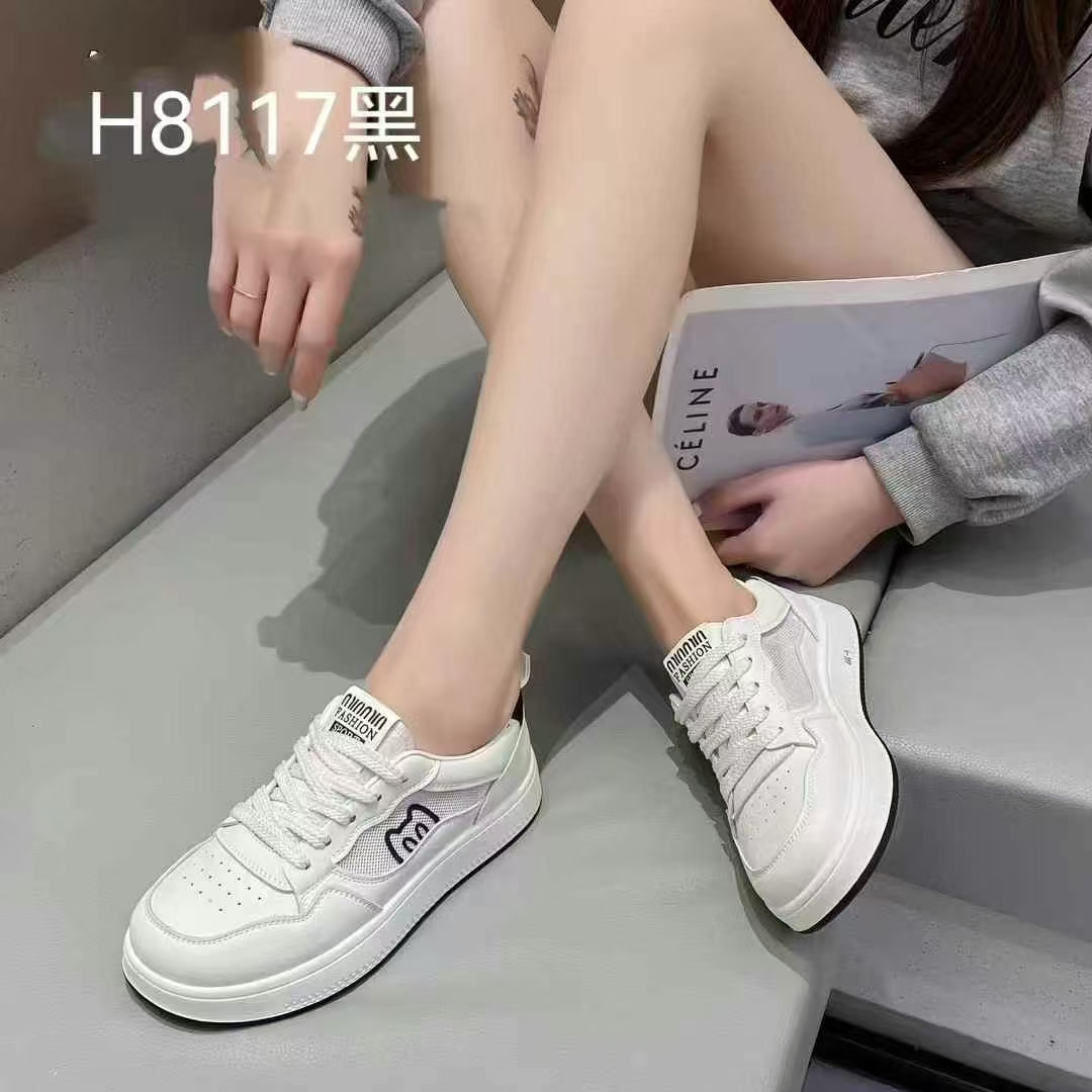 【花花专属】H8117新款平底百搭休闲板鞋女鞋子