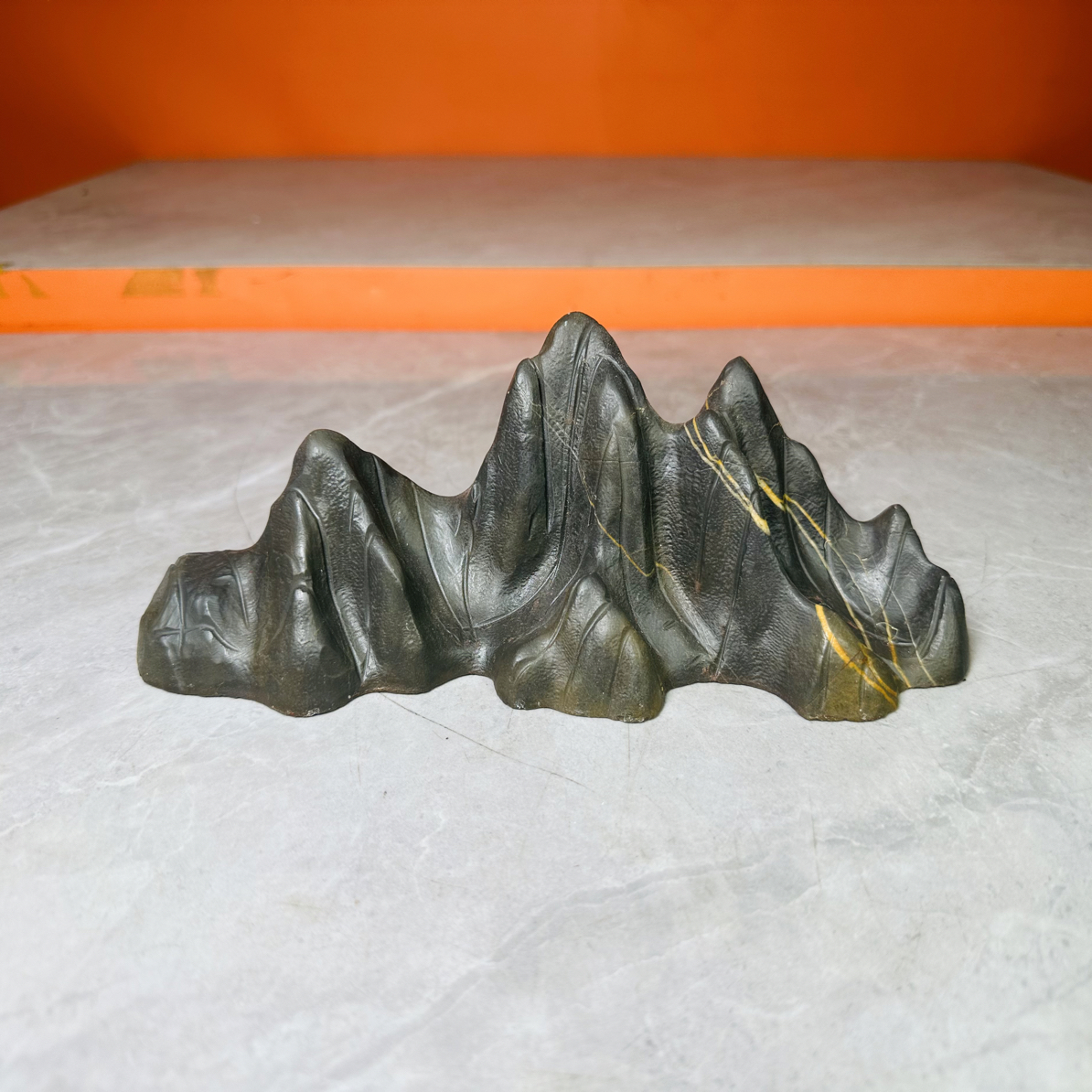 天然中式灵璧石山峰造型鱼缸造型家居观赏摆件尺寸25 7 8