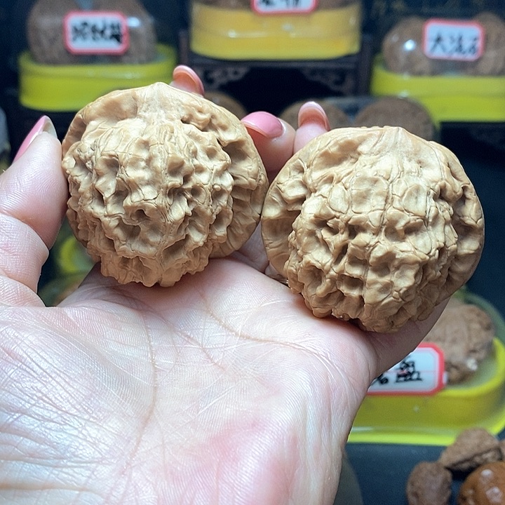 文玩核桃把件9号龙鼎52尺全品