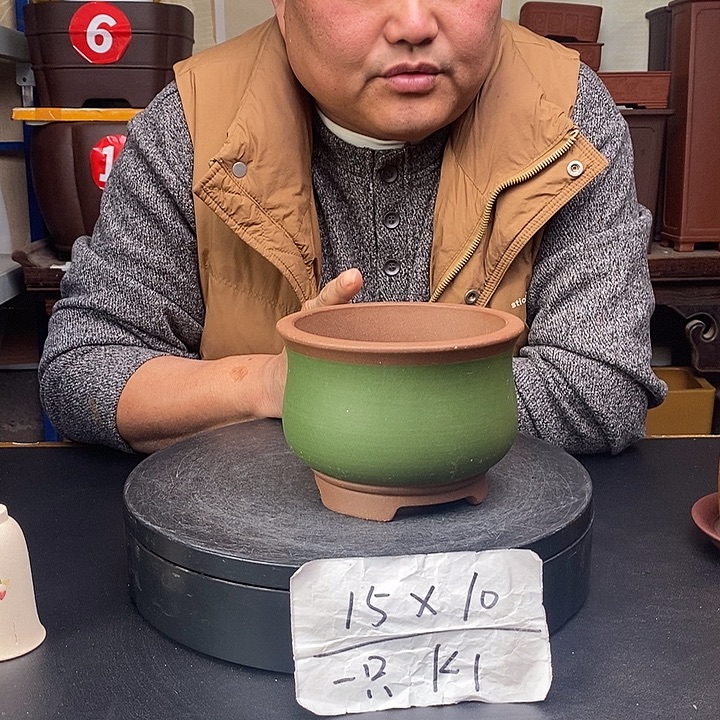 紫砂花盆货号一只K1