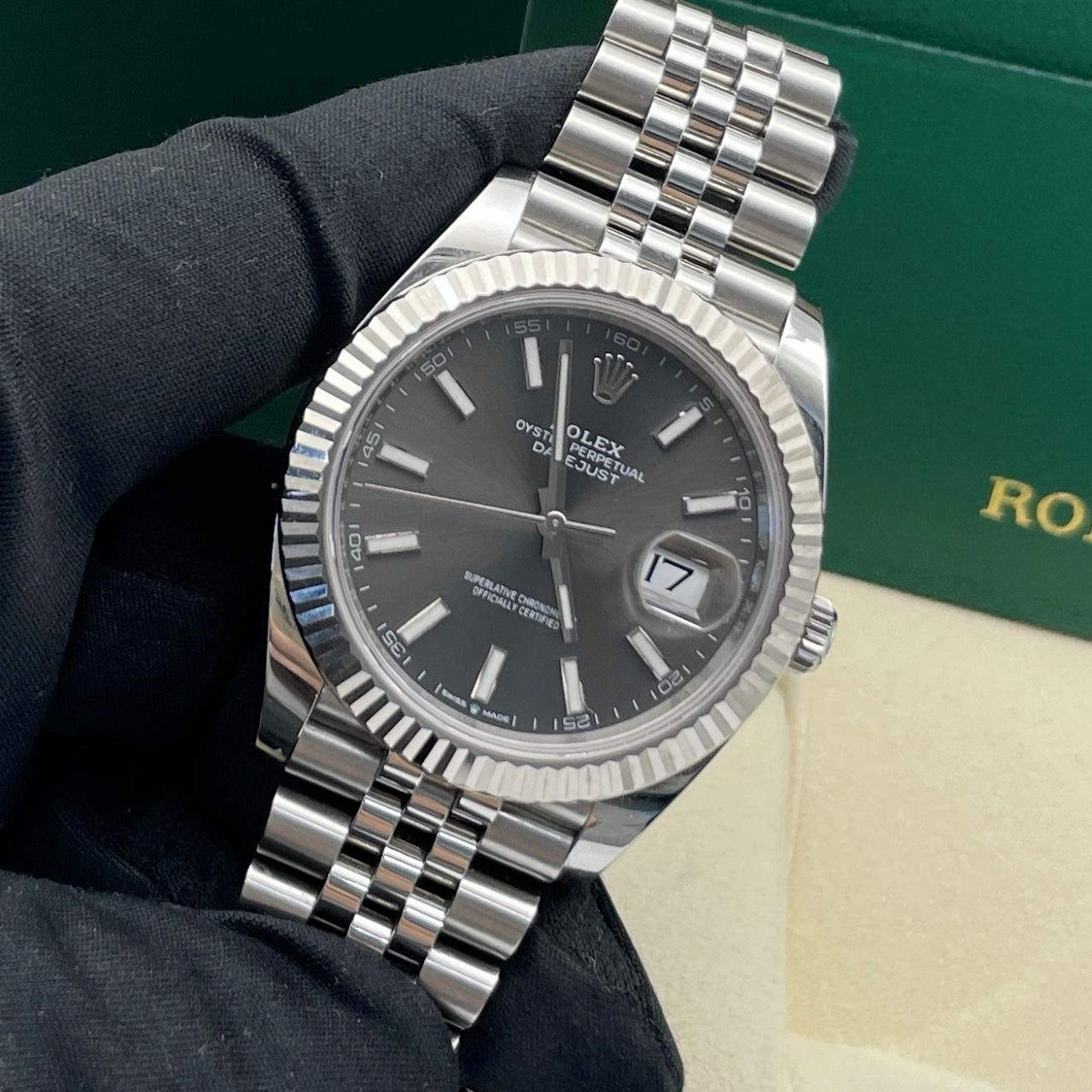 未使用 Rolex/劳力士 劳力士126334灰条25年未使用