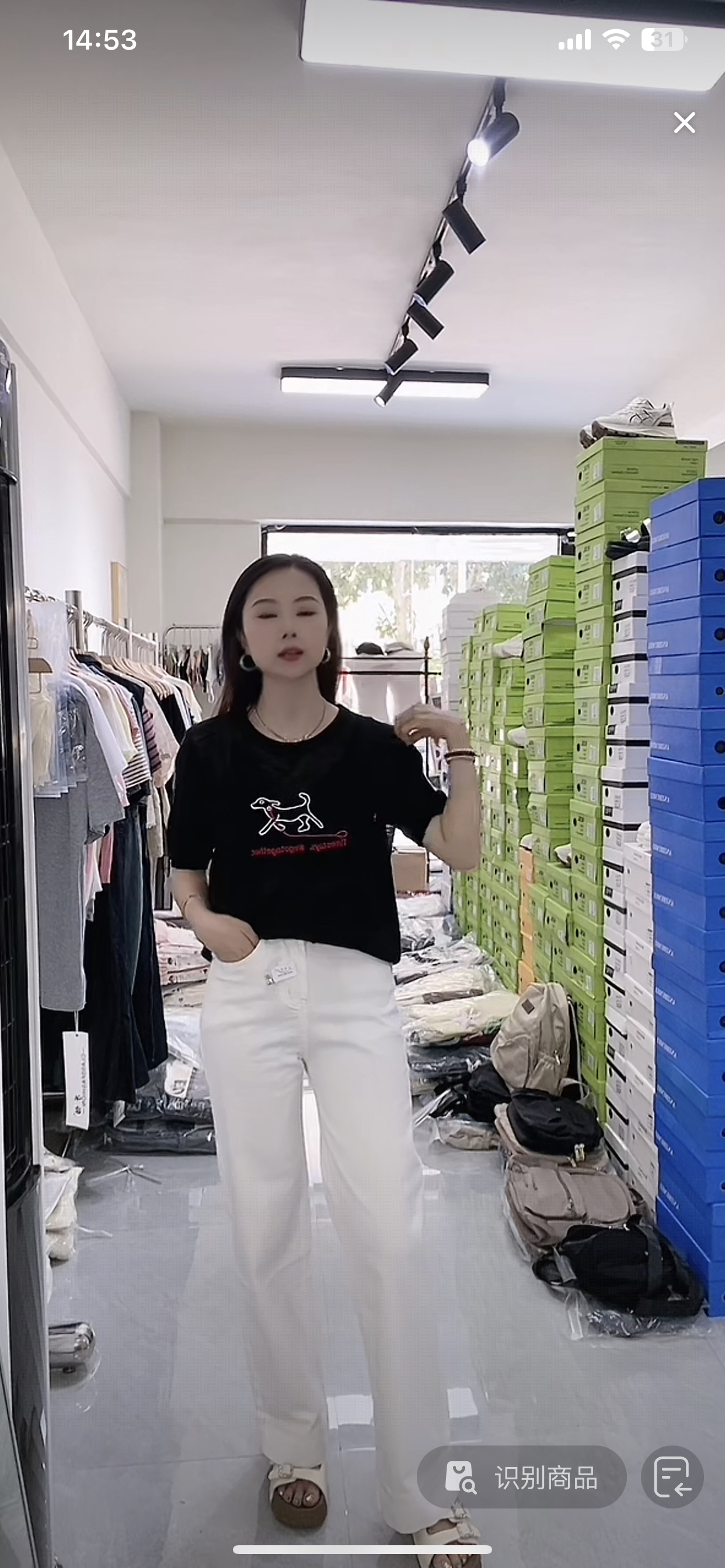 复古牛仔短裤6725