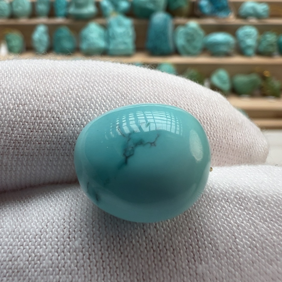 绿松石未镶嵌配饰12.5*13.8