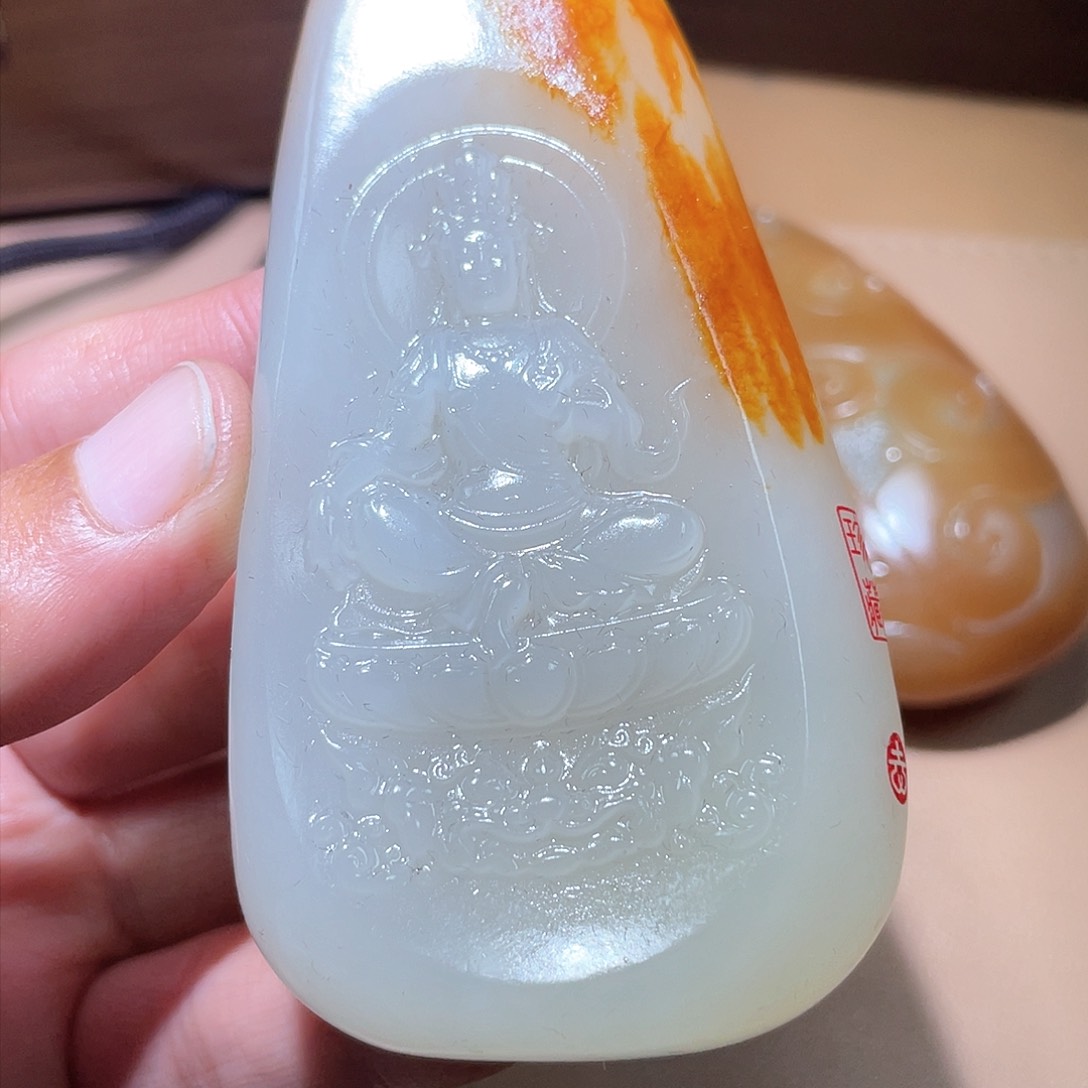 和田玉颈饰未镶嵌A7 
