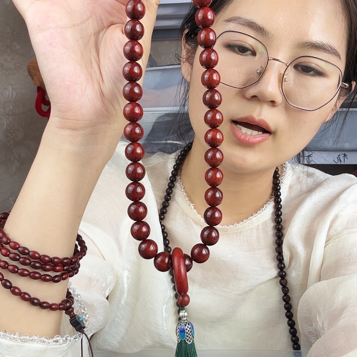 非洲紫檀（红花梨）紫檀1.2手持