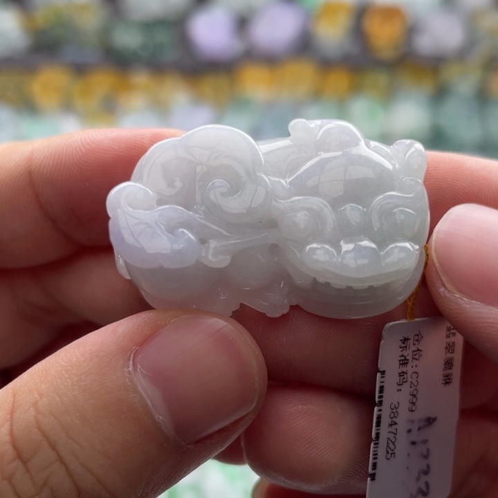翡翠颈饰未镶嵌貔貅