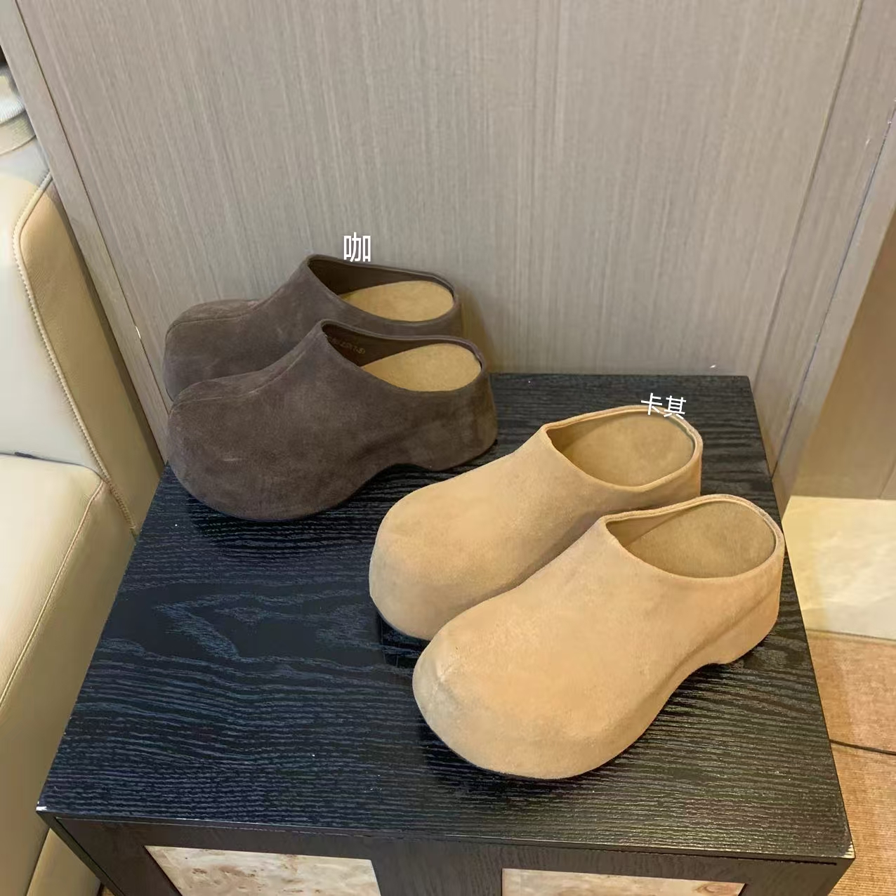 DACPAN-“博肯”半拖高跟勃肯鞋  跟高7  2024/盼•PP 39-75701