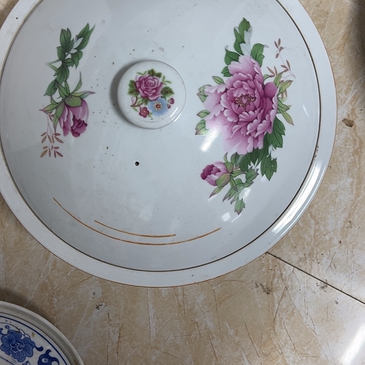 阿***香陶摆件28厘米大花头品锅