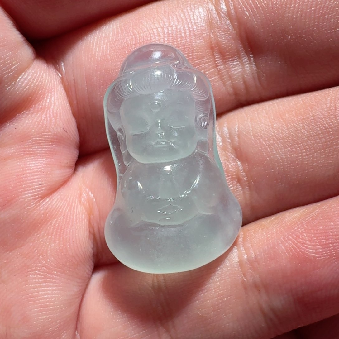 未镶嵌定制翡翠G*…天然翡翠佛