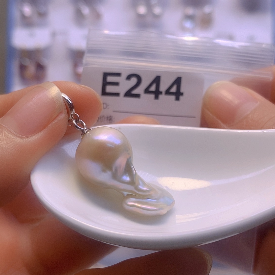 淡水珍珠颈饰银S925镶嵌