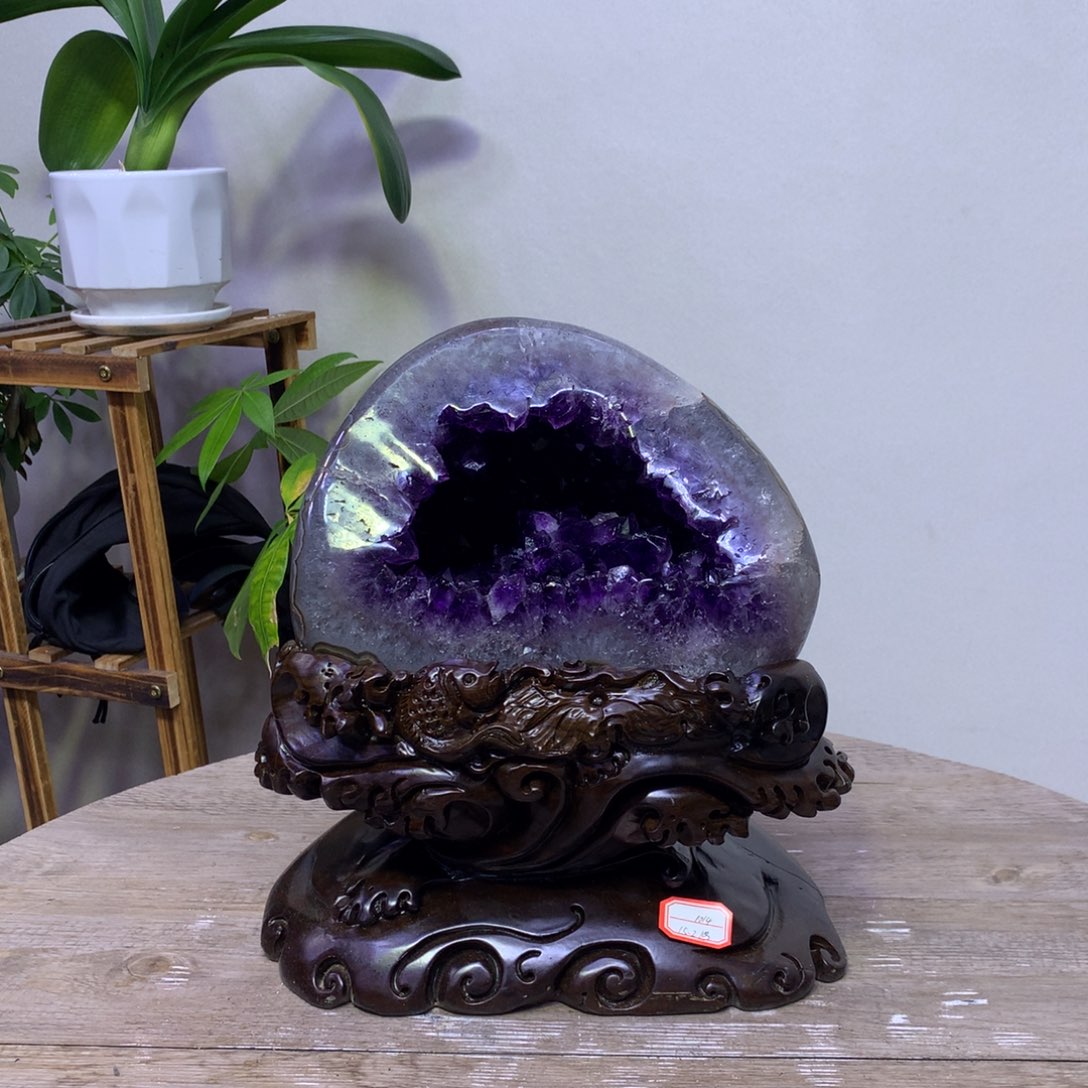 未镶嵌大型摆件（非配饰）紫晶乌拉圭帝紫全抛