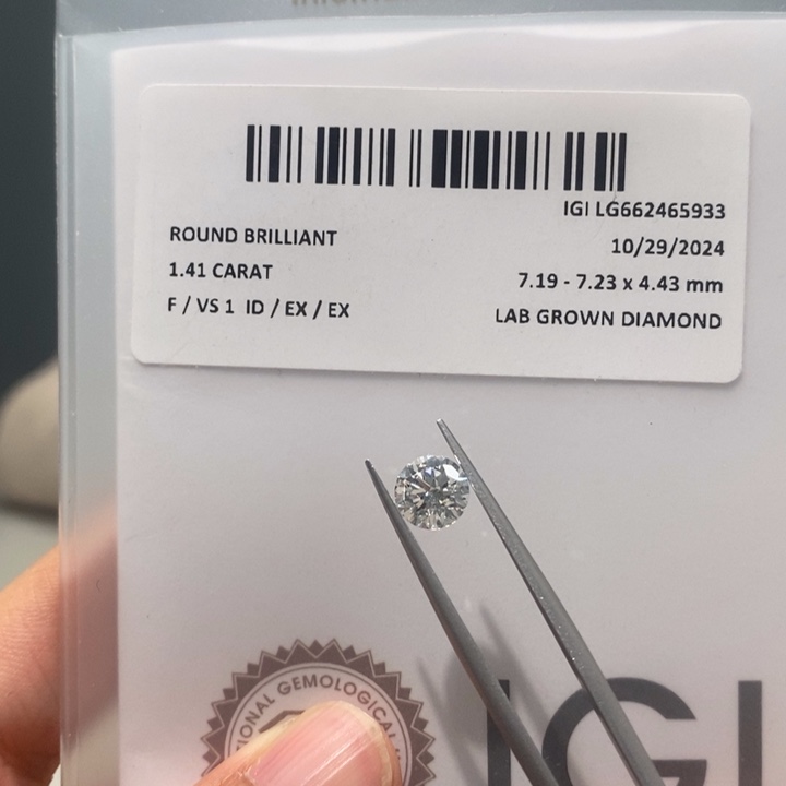 实验室培育钻石裸石未镶嵌