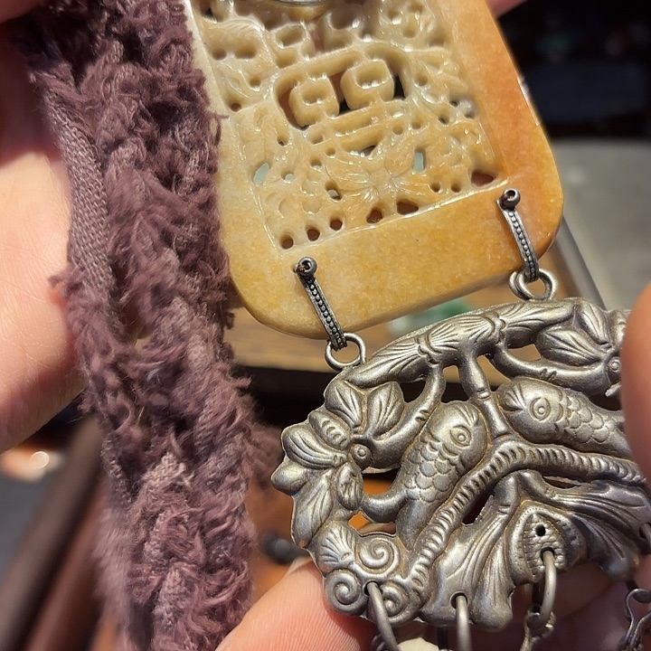 翡翠未镶嵌颈饰原创