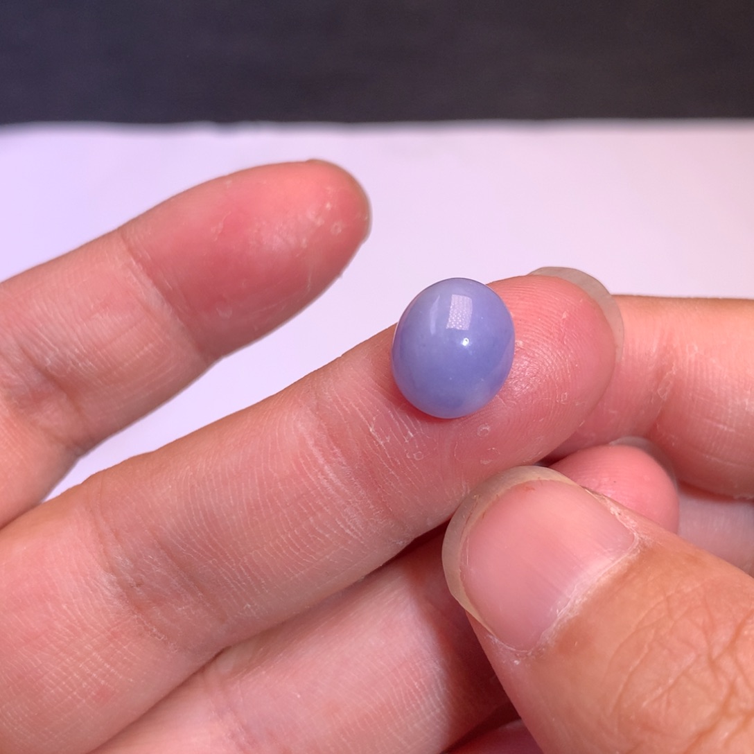 翡翠裸石翡翠紫罗兰蛋面