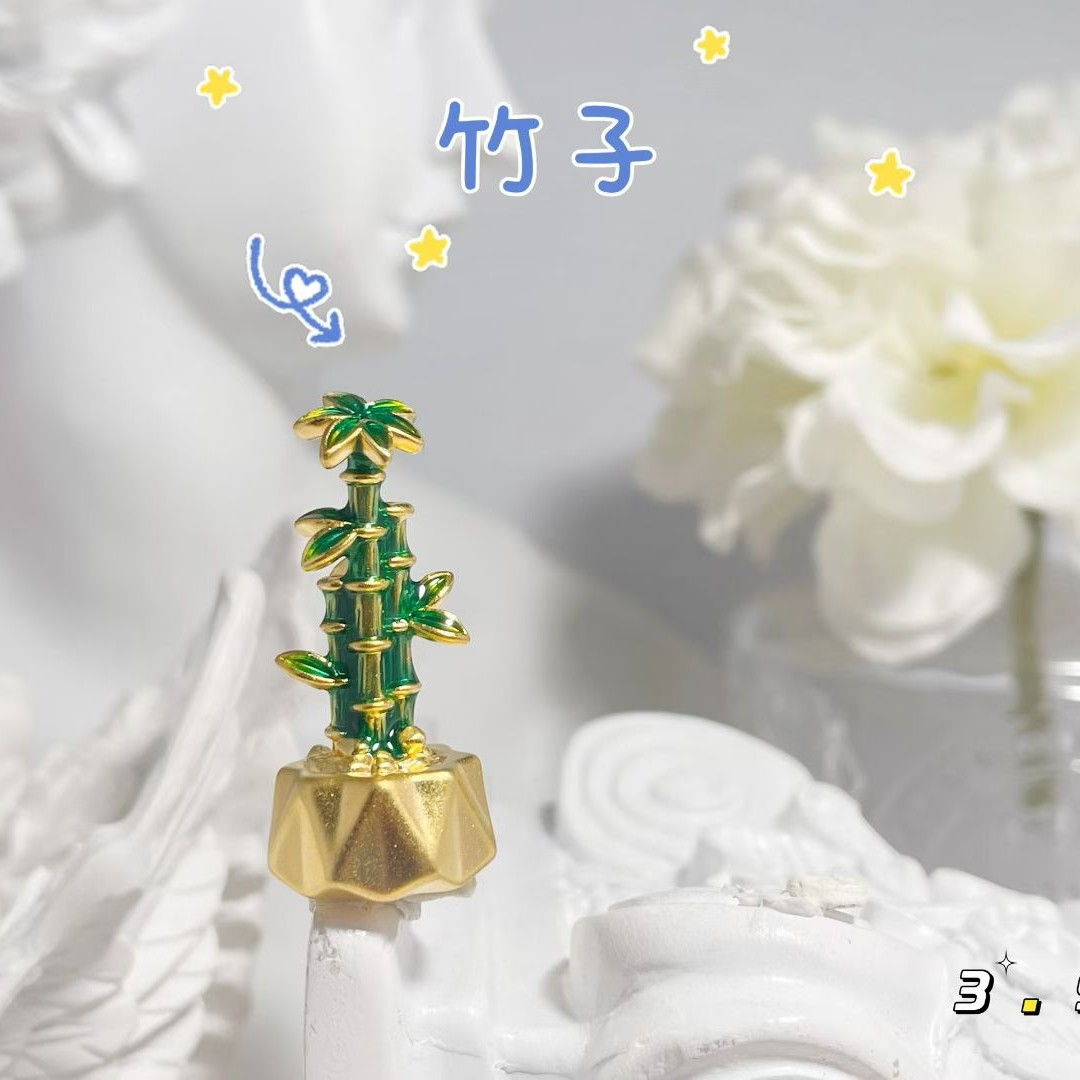 （壹凡黄金）投资金足金999黄金盆栽向日葵梅花兰兰竹子精品系列