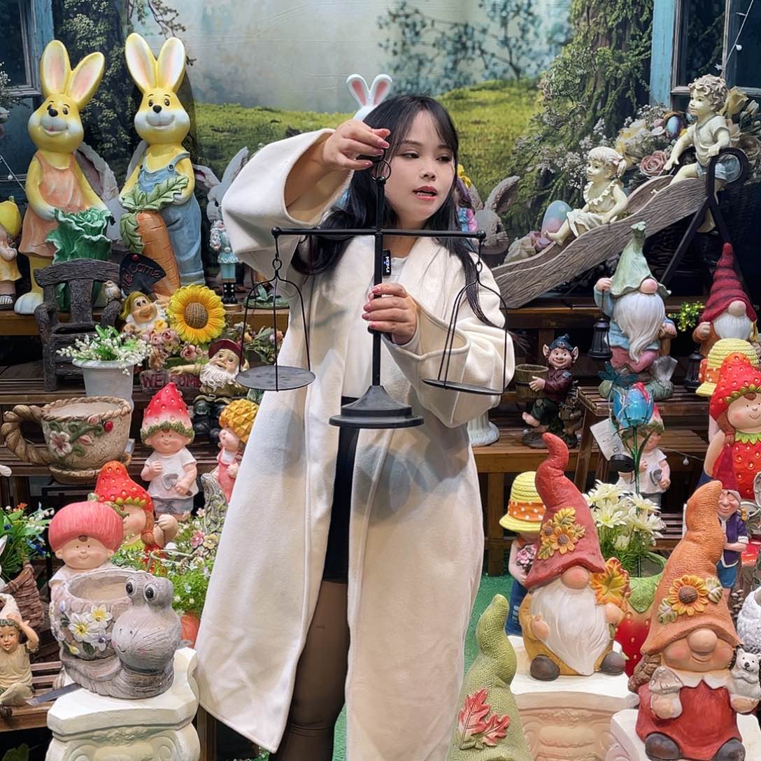 摆件花园摆件红红火火