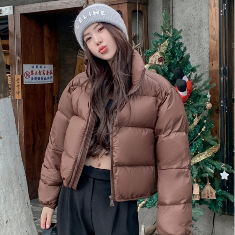 2025年新款棉服女冬短款宽松加厚韩版棉袄外套肯豆风棉衣潮
