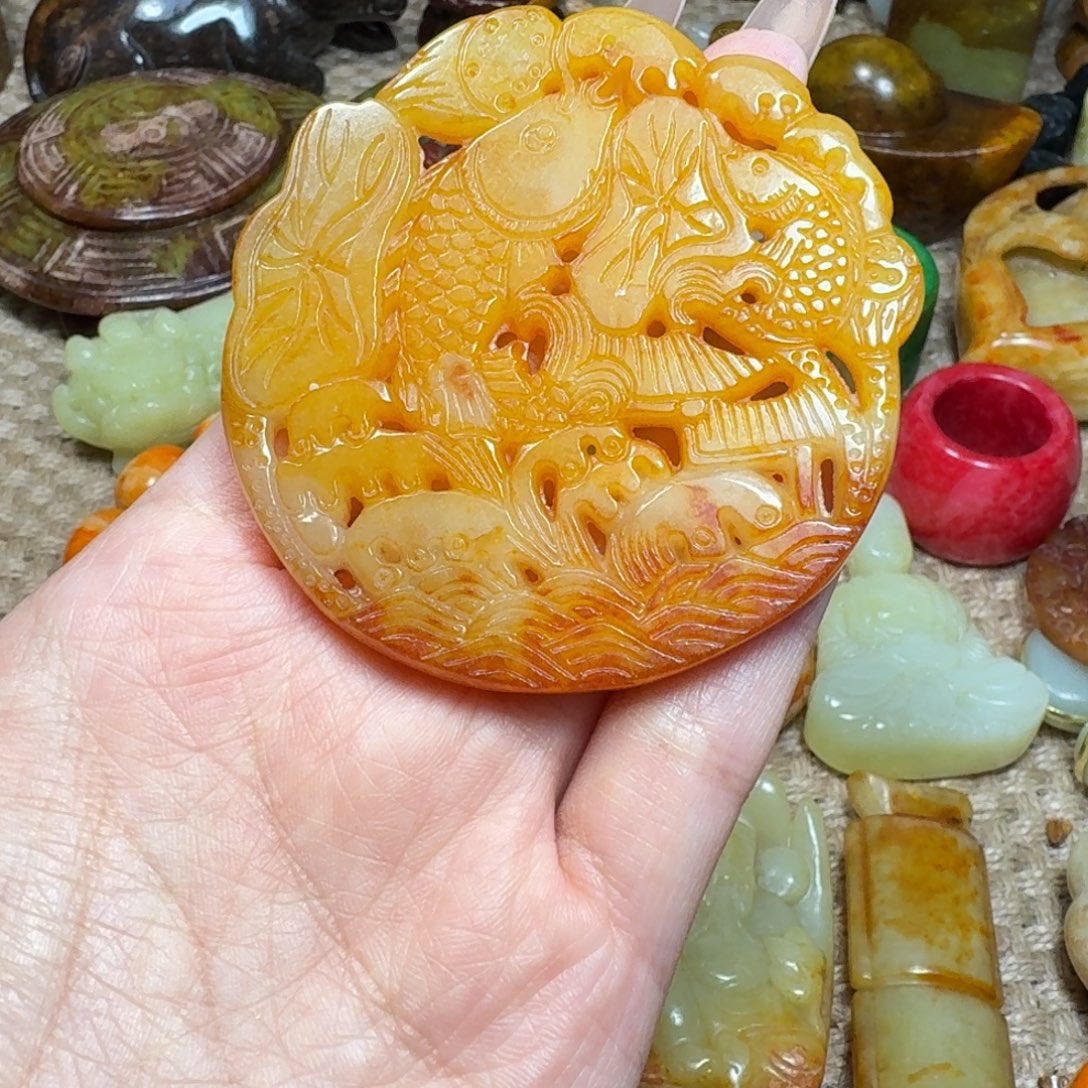 吊坠白玉菩提挂件