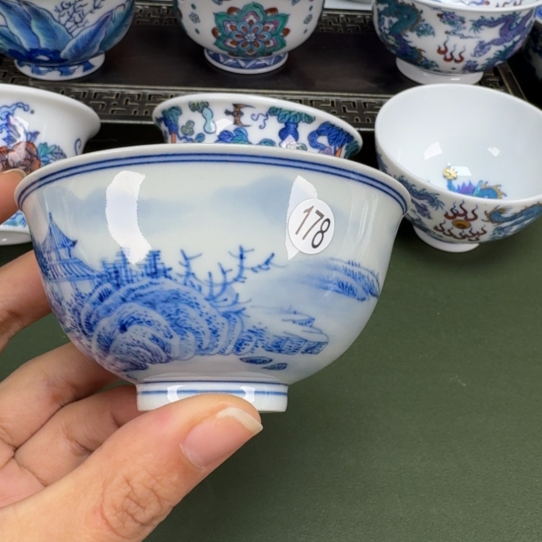 沙沙手工手绘茶具178